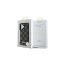 Guess Peony Script MagSafe iPhone 16 Plus Case - Black