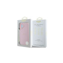 Guess Grained Gold Ring MagSafe iPhone 16 Plus Case - Pink