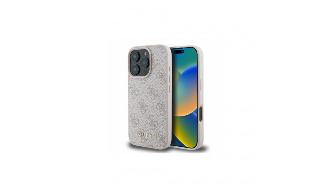 Guess 4G Classic iPhone 16 Pro Case - Pink