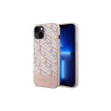 Guess GUHMP14SHGCFSEP iPhone 14 6.1" pink/pink hard case GCube Stripes MagSafe