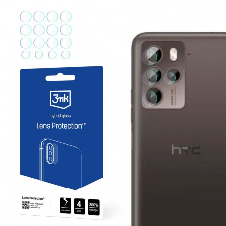 3mk Lens Protection™ Hybrid Camera Glass for HTC U23 Pro