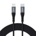 Choetech IP0041 USB-C / Lightning MFi 480Mb/s 3A 2 m cable - black Choetech IP0041 USB-C / Lightning MFi 480Mb/s 3A 2 m cable - black