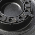 Grill grate for a gas camping stove with a CAST IRON burner function
