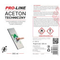 Technical acetone 100% spray PRO-LINE spray 500ml