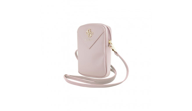 Guess Zip Triangle 4G bag - pink