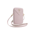 Guess Zip Triangle 4G bag - pink