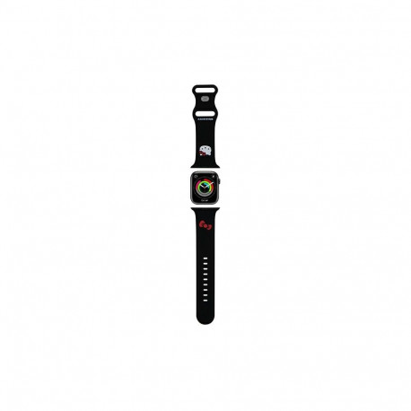 Hello Kitty Silicone Kitty Head Strap for Apple Watch 42/44/45/49mm - Black
