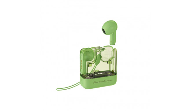 Dudao U18Pro Bluetooth 5.3 TWS wireless headphones - green