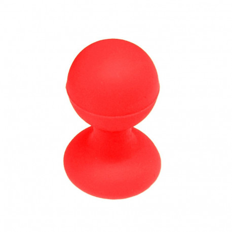 Phone holder with a round head - red