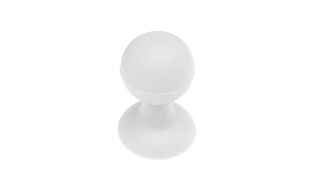 Phone holder with a round head - white