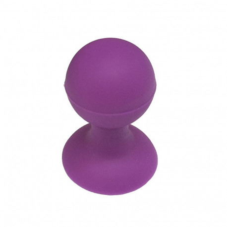 Phone holder with a round head - purple