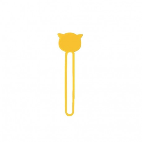 Silicone cable reel - yellow