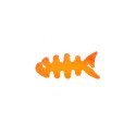 Fish-shaped headphone cable wrap - orange
