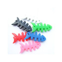 Fish-shaped headphone cable wrap - pink
