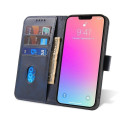 Wallet Case with Stand for iPhone 15 Plus Magnet Case - blue