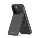 3in1 Wallet Case with Stand for iPhone 13 Pro MagSafe RFID Blocker Dux Ducis Rafi Mag - Black