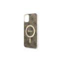 Guess GUHMN61H4STW iPhone 11 6.1" brown/brown hardcase 4G MagSafe Guess GUHMN61H4STW iPhone 11 6.1" brown/brown hardcase 4G MagSafe