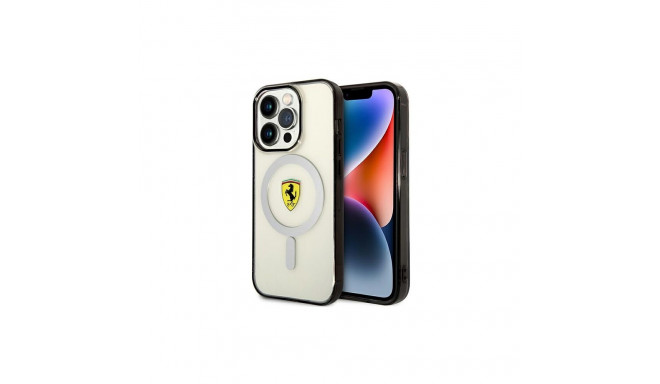 Ferrari FEHMP14LURKT iPhone 14 Pro 6.1" clear/transparent hardcase Outline Magsafe