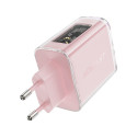 Acefast charger GaN 65W 3 ports (1xUSB, 2xUSB C) green (A45)