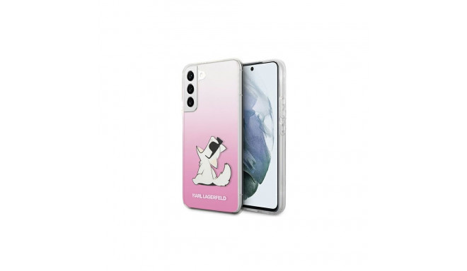 Karl Lagerfeld Choupette Eat Case for Samsung Galaxy S22+ - Pink