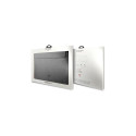 Guess Saffiano Triangle Logo case for a 16" laptop - silver