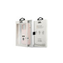 Karl Lagerfeld KLHMP13XSSKCI iPhone 13 Pro Max 6,7" hardcase jasnoróżowy/light pink Silicone Ikonik 