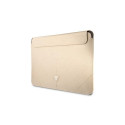 Guess Saffiano Triangle Logo case for a 14" laptop - beige Guess Saffiano Triangle Logo case for a 14" laptop - beige