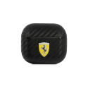 Ferrari FESA3CABK AirPods 3 cover black/black On Track PU Carbon