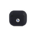 BMW BMA3SSLNA AirPods 3 cover granatowy/navy Geniune Leather Silver Logo