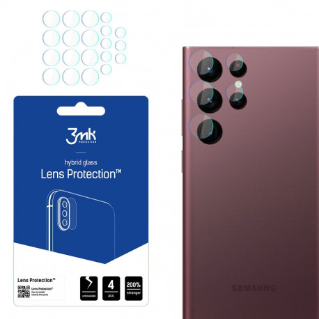 3mk Lens Protection™ Hybrid Camera Lens Glass for Samsung Galaxy S22 Ultra 5G