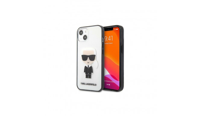 Karl Lagerfeld Iconik Karl Case for iPhone 13 mini - Transparent