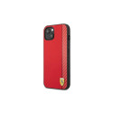 Ferrari FESAXHCP13SRE iPhone 13 mini 5.4" red/red hardcase On Track Carbon Stripe