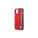 Ferrari FESAXHCP13SRE iPhone 13 mini 5.4" red/red hardcase On Track Carbon Stripe