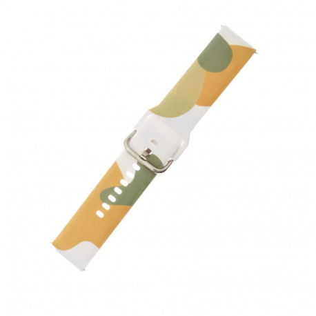 Strap Moro for Samsung Galaxy Watch 40 / 41 / 42 / 43 / 44 mm silicone bracelet watch band - pattern