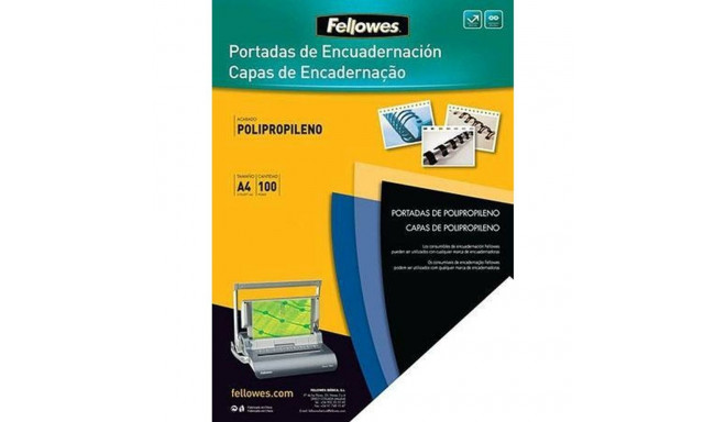 Kate Fellowes Futura 100 Ühikut Köitja Must A4 polüpropüleen Plastmass (100 Ühikut)