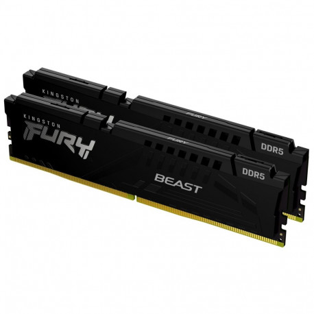 Kingston Technology FURY Beast 128GB 5600MT/s DDR5 CL40 DIMM (Kit of 2) Black