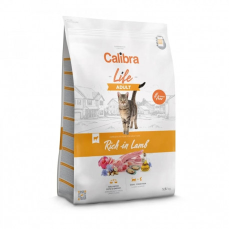 CALIBRA Cat Life Adult lambaliha kuiv kassitoit 1,5kg