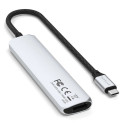 Satechi ST-P6SS liidesehub USB Type-C 10000 Mbit/s hõbedane