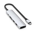 Satechi ST-P6SS interface hub USB Type-C 10000 Mbit/s Silver