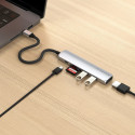 Satechi ST-P6SS liidesehub USB Type-C 10000 Mbit/s hõbedane