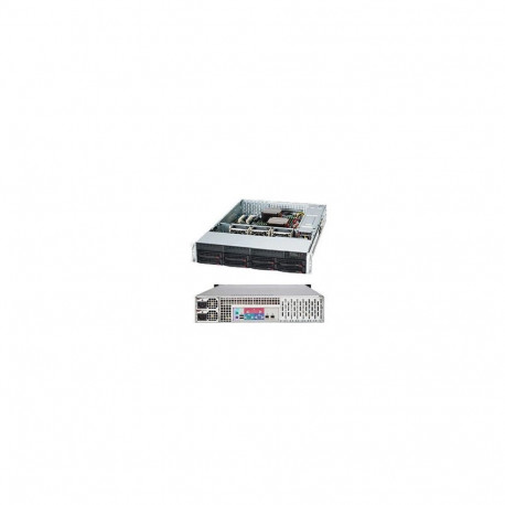 Supermicro 2U 8x3,5" kuumvahetusega SAS/SATA 2x800W Titanium-tasemega