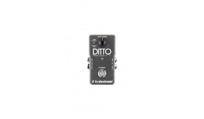 TC Electronic Ditto Stereo looper pedaal must
