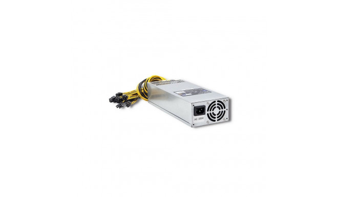 Qoltec 50177 toiteplokk 1600 W hõbedane