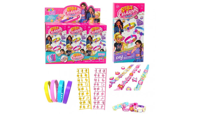 DIY loomade ripatsitega käevõrude komplekt, 4 reguleeritavat käevõru