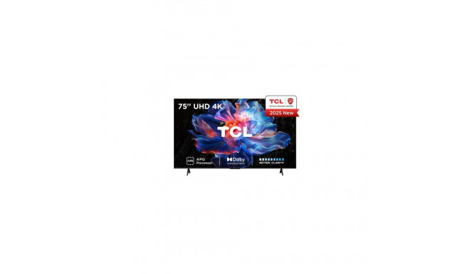 TCL V6C 75V6C TV 190.5 cm (75&quot;) 4K Ultra HD Smart TV Wi-Fi Metallic 330 cd/m²