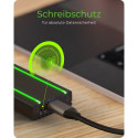 "ICY BOX IB-1824ML-C31 Externes USB-C 3.2 Gehäuse für M.2 NVMe SSD mit LED-Beleuchtung"