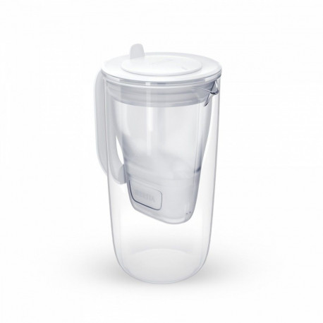 2.5L Glass Water Filter Jug - Grey