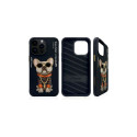 Nimmy ümbris iPhone 15 Pro 6.1" must prillidega lahe koer