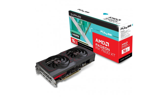 Sapphire Pulse Radeon RX 7600 XT OC 16GB GDDR6 graafikakaart (11339-04-20G)