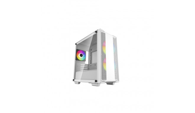 Deepcool Micro-ATX korpus CC360 ARGB Mini-ITX / Micro-ATX ATX PS2 (maksimaalne pikkus: 160mm), valge